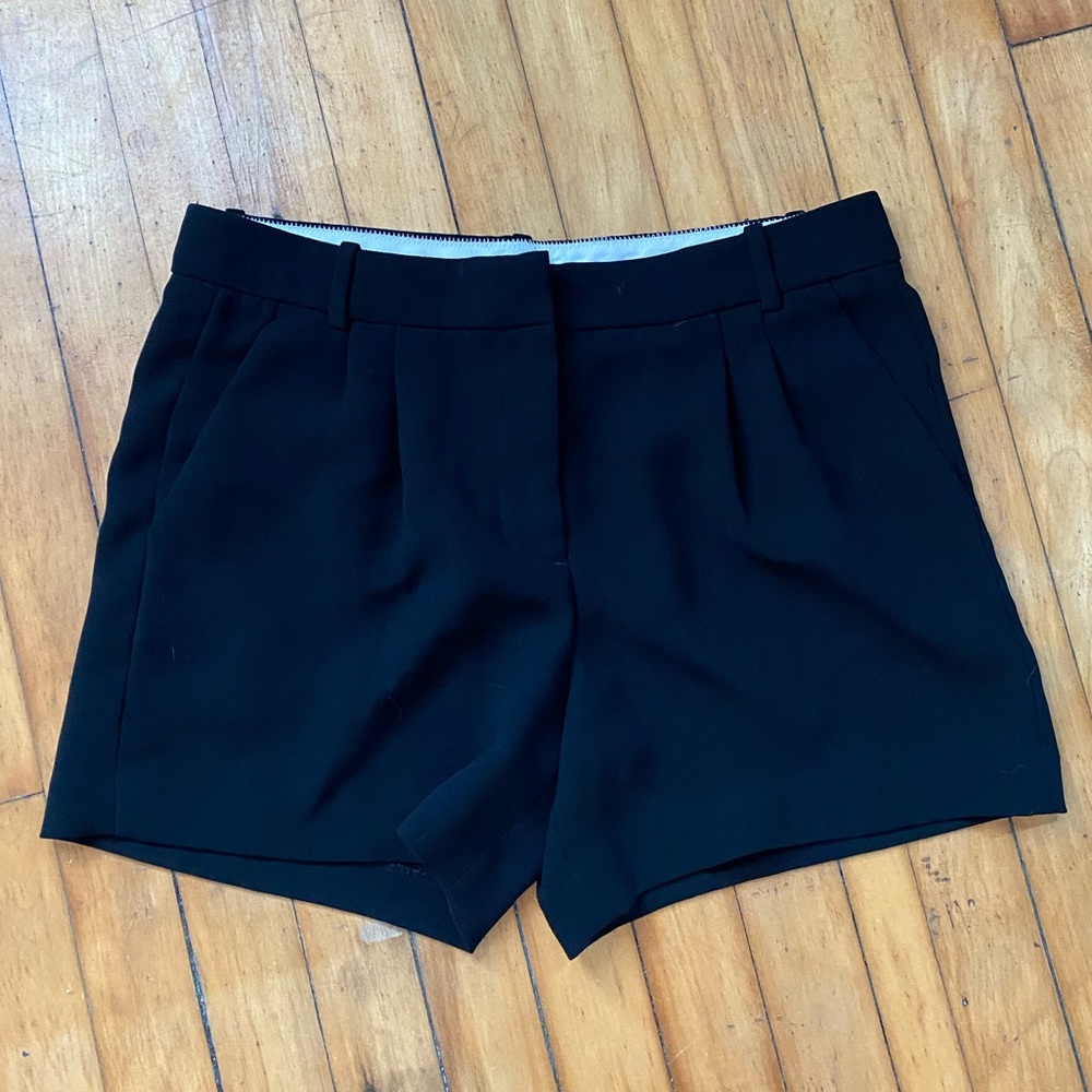 J. Crew Black Dress Shorts with Pleats